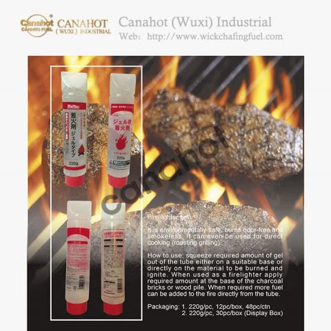 Etanola aizdedzes Gel (uguns šķiltavas) āra ēdināšana